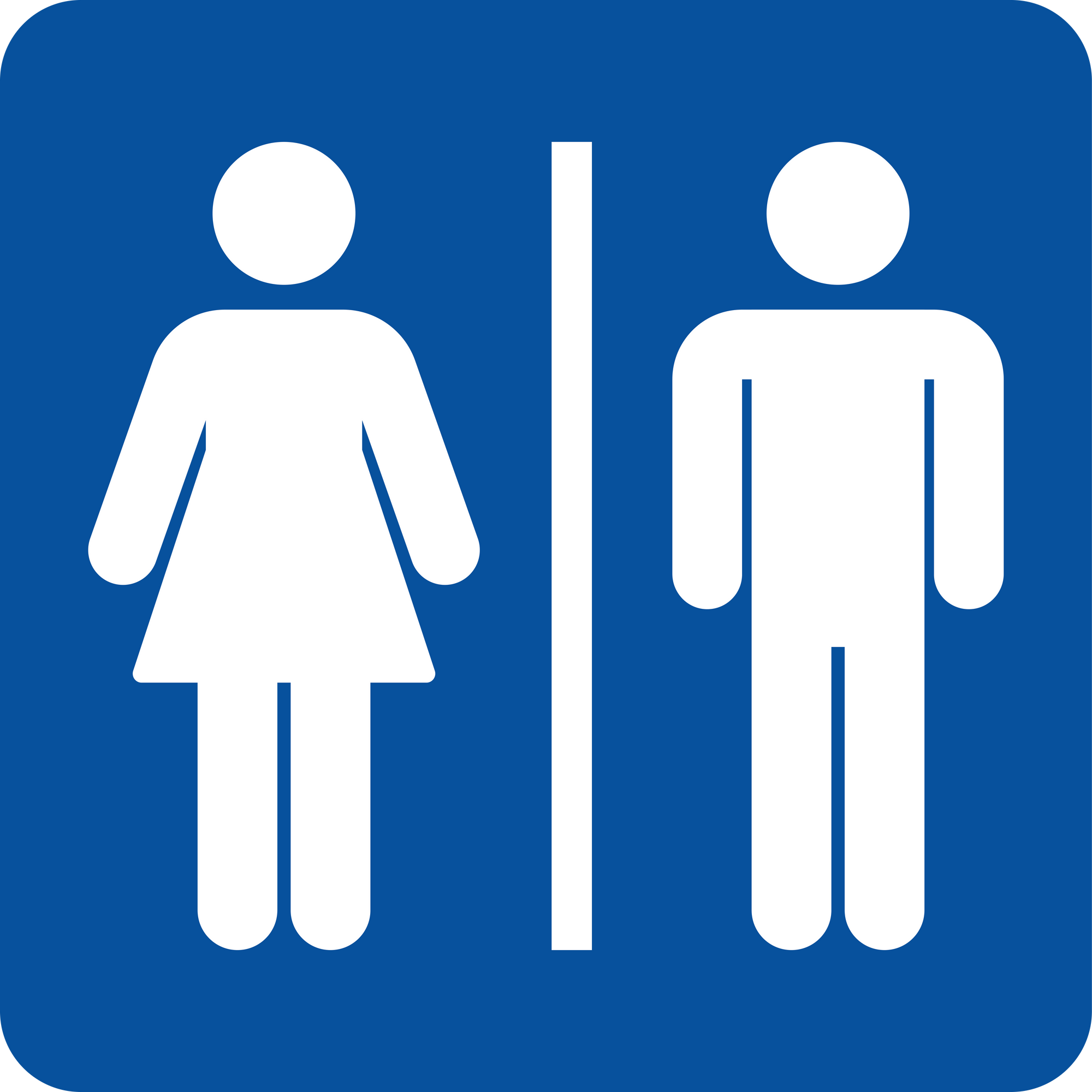 toilet sign, bathroom or restroom icon, washroom label